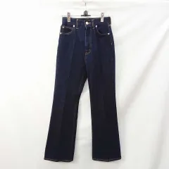 LOWRYSFARM ローリーズファーム フレアデニムパンツ ダークネイビー 縦M横XS＋ ○◇