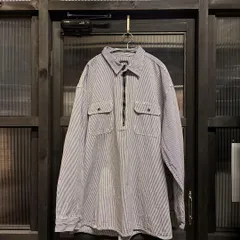 @ KEY　ヒッコリー　大きいサイズ　denim　デニム　jacket　ジャケット　outer　アウター　４XL　ワーク　WORK　halfjip　ハーフジップ　VINATAGE　ヴィンテージ