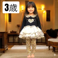 新品　未使用　３歳　BONNIE JEAN ボニージーン　ブラック×チュチュショートワンピース/チュニック&レギンス　３T