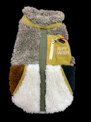 新品タグ付きクリフメイヤー　DOG　シャギーボアベスト　マルチカラー