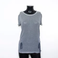 CHANEL シャネル 半袖シャツ ボーダー シースルー【中古】のサムネイル