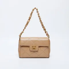 CHANEL シャネル ハンドバッグ 6番台 キャビアスキン メタリック ミニマトラッセ　 18cm【中古】