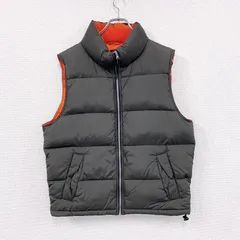 古着 used　90s～　OLD UNIQLO　オールドユニクロ　ダウンベスト　ヴィンテージ　紺タグ　カーキ　Mサイズ