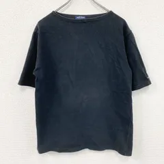 古着 used　SAINT JAMES　セントジェームス　ボートネックカットソー　半袖Tシャツ　黒　ブラック　Mサイズ