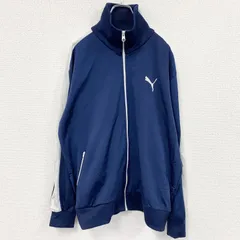 古着 used　80s　PUMA　プーマ　Vlado Stenzel　トラックジャケット/ジャージ　ヴィンテージ　紺　ネイビー　GR.8サイズ