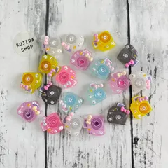 C-9 デコパーツ 20個セット ハンドメイド素材 デコレーション用 パーツ