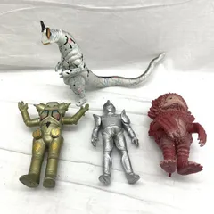 【中古】EC)現状品)ウルトラ怪獣ソフビ4体セット②[91]