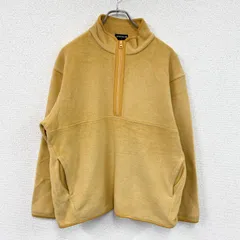 古着 used　90s　OLD UNIQLO　オールドユニクロ　シンチラスナップTタイプ　ハーフジップフリースジャケット/ボアジャケット　イエロー　Lサイズ