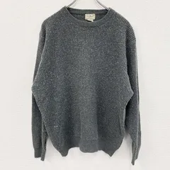 古着 used　L.L.Bean　エルエルビーン　コットンニットセーター　グレー　Lサイズ
