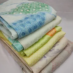 SBR0314 パステル系絞り着物  お得な6点セット まとめ売り リメイク