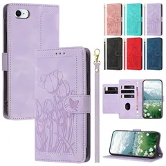 iPhone 14 Pro Max スマホケース 6色 ストラップ付き おしゃれ かわいい 花柄 フラワー アイフォン 14 プロ マックス ケース 手帳型 携帯カバー カード収納 スタンド機能 マグネット 耐衝撃 日常