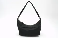 プラダ ホーボー ミニ ハンドバッグ ポーチ マルチケース 三角ロゴプレート テスート ナイロン 黒 ブラック PRADA 5100h