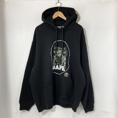 初期 APE ASNKA ロゴ ラインストーン パーカー XL スワロフスキー 
