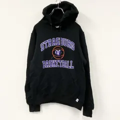 古着 used　00s　RUSSELL ATHLETIC　ラッセル　スウェットパーカー/フーディー　ヴィンテージ　黒　ブラック　Sサイズ