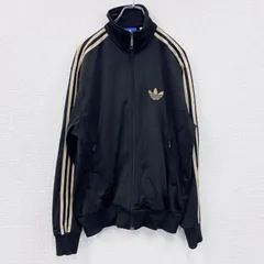 古着 used　adidas　アディダス　ファイヤーバード　トラックジャケット/ジャージ　トレフォイルロゴ　黒　ブラック　Ｍサイズ