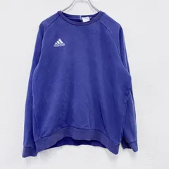 古着 used　adidas　アディダス　スウェット/トレーナー　パフォーマンスロゴ　紺　ネイビー　Lサイズ