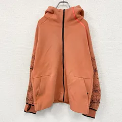 古着 used　adidas　アディダス　フルジップスウェットパーカー/フーディー　オレンジ　4XOサイズ