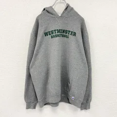 古着 used　00s　RUSSELL　ラッセル　スウェットパーカー/フーディー　ヴィンテージ　前V　グレー　XLサイズ