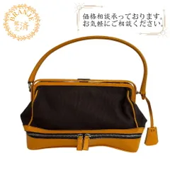 PRADA プラダ  ショルダー チェルニエーラ ドクターバッグ  ハンドバッグ ブラウン レディース