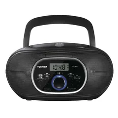 【開封済・未使用品】東芝 TOSHIBA CDラジオ ブラック TY-CW10-K