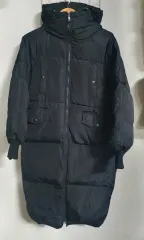 レディース ダウンジャケット ロング丈 f