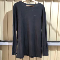 1552 Carhartt ロンT ブラック XL カーハート 長袖カットソー ワンポイント プリントロゴ 古着卸 アメリカ仕入