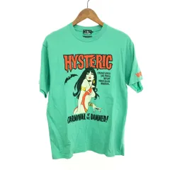HYSTERIC GLAMOUR ヒステリックグラマー ヴァンピレラ 半袖カットソー サイズ:M ヒスガール 染み込み    グリーン メンズ / 240001180562