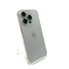 【最速発送】 iPhone 15 Pro 1TB ナチュラルチタニウム SIMフリー 白ロム【難有】 88%