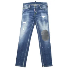 DSQUARED2 ディースクエアード Jennifer Jean デニムパンツ サイズ38 スキニー ジーンズ ストレッチ エイジング加工 イタリア製 ブランド古着【中古】20260121/RA7348