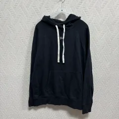 36 UNDER ARMOUR アンダーアーマー センターロゴ 裏起毛パーカー L