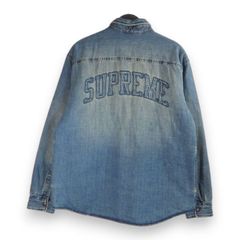 Supreme Shearling Lined Denim Work Shirt - メルカリ