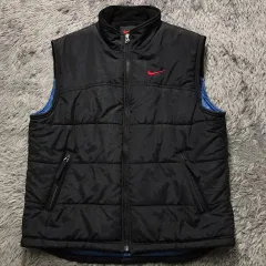 キッズ XL / 成人 S # NIKE オールドスクール ウーブン ダウン ベスト