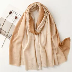 グラデーション ストール ブラウン ベージュ 金箔 透け感 優雅 レディース 大人可愛い 上品 秋 春 プレゼント ギフト 卒業式 入学式 新生活  ドレス 羽織 パーティー 華やか シンプル 送料無料 即購入OK 最短当日〜翌日発送