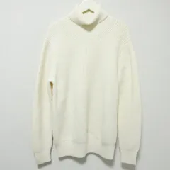 SLOANE スローン 5Gメリノウール畦編みタートルネックニット ロングスリーブ プルオーバー セーター SL2W012 サイズ3 ホワイト レディース 古着 中古 USED
