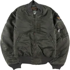 古着 民間品 MA-1タイプ 中綿入り ミリタリー フライトジャケット メンズL相当/eaa609866