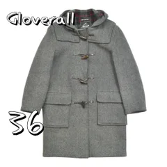 【美品】Gloverallグローバーオール 英国製 モリス ウールダッフルコート 36(M)グレー【古着】【中古】【送料無料】