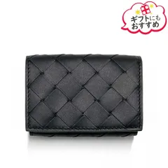 新品 BOTTEGA VENETA ボッテガ ヴェネタ 751145 VCPQ4 8803 イントレチャート 三つ折り財布 ミニ財布 ミニウォレット