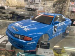 塗装済みボディ タミヤ 1/10 NISSAN スカイライン R32 ライトブルー
