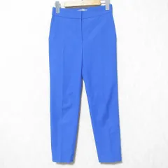 美品 24SS theory luxe セオリーリュクス ARIOSA CAROL 2 スラックスパンツ サイズ36 ブルー レディース 古着 中古 USED
