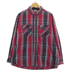 古着 90年代 ファイブブラザー Five Brother 長袖 フランネルチェックシャツ USA製 メンズXL相当 ヴィンテージ/eaa514761