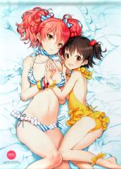 [중고] 동인 포스터 태피스트리 캘린더계 [아이돌 마스터] 태피스트리 시로가사키 미카 & 아카기 미리아 (대창 갈인) C89/소녀 기사단