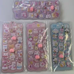 お尻シール　4枚　ボンボンドロップシール　パンダ　くま　トラ　ヒヨコ　ネコ　a1