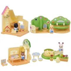 【中古】おもちゃ 全4種セット 「シルバニアファミリー 森のなかよしようちえん2」