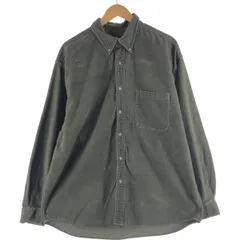 古着 90~00年代 エディーバウアー Eddie Bauer 長袖 ボタンダウン コーデュロイシャツ メンズXL相当/eaa525202