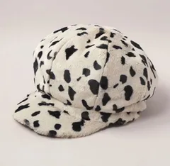 在庫ラス1 CA4LA カシラ　PRINTED FUR CASQUETTE キャスケット
