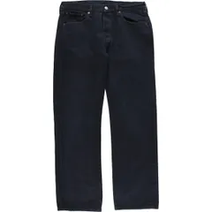 古着 リーバイス Levi's 501 ユーロモデル ブラックデニム ストレートデニムパンツ メンズw34相当/eaa528512