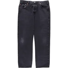 古着 リーバイス Levi's 501 ブラックデニム ストレートデニムパンツ メンズw35相当/eaa528516