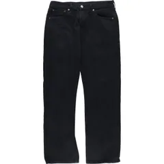 古着 00年代 リーバイス Levi's 501 ユーロモデル ブラックデニム ストレートデニムパンツ メンズw33相当/eaa528510