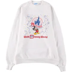 古着 80年代 ディズニー DISNEY MICKEY MOUSE ミッキーマウス キャラクタースウェットシャツ トレーナー USA製 メンズXL相当/eaa528498