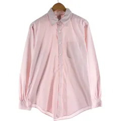 古着 90年代 ブルックスブラザーズ Brooks Brothers MAKERS 長袖 ボタンダウンシャツ USA製 メンズM相当 ヴィンテージ/eaa530053